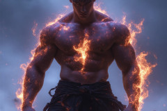 Elemental Mages,handsome men,fantasy,and magic,brought to life through the magic of AI