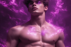 Elemental Mages,handsome men,fantasy,and magic,brought to life through the magic of AI