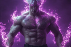 Elemental Mages,handsome men,fantasy,and magic,brought to life through the magic of AI