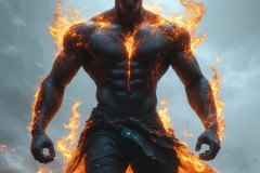 Elemental Mages,handsome men,fantasy,and magic,brought to life through the magic of AI