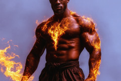 Elemental Mages,handsome men,fantasy,and magic,brought to life through the magic of AI