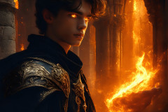 Elemental Mages,handsome men,fantasy,and magic,brought to life through the magic of AI