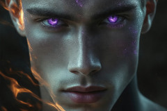 Elemental Mages,handsome men,fantasy,and magic,brought to life through the magic of AI