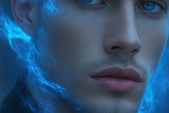 Elemental Mages,handsome men,fantasy,and magic,brought to life through the magic of AI