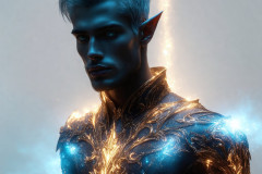 Elemental Mages,handsome men,fantasy,and magic,brought to life through the magic of AI
