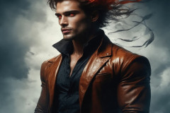 Elemental Mages,handsome men,fantasy,and magic,brought to life through the magic of AI