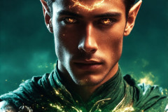 Elemental Mages,handsome men,fantasy,and magic,brought to life through the magic of AI