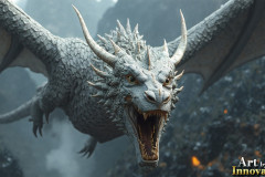 The Dragon God Bahamut Dominates the Sky, Passing Devine Judgment