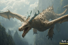 The Dragon God Bahamut Dominates the Sky, Passing Devine Judgment