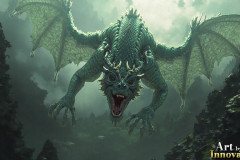 The Dragon God Bahamut Dominates the Sky, Passing Devine Judgment