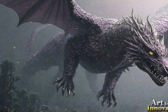 The Dragon God Bahamut Dominates the Sky, Passing Devine Judgment