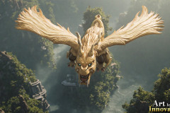 The Dragon God Bahamut Dominates the Sky, Passing Devine Judgment