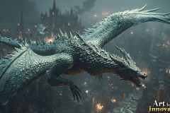 The Dragon God Bahamut Dominates the Sky, Passing Devine Judgment