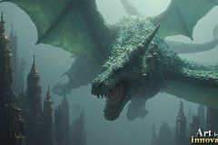 The Dragon God Bahamut Dominates the Sky, Passing Devine Judgment