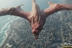 The Dragon God Bahamut Dominates the Sky, Passing Devine Judgment