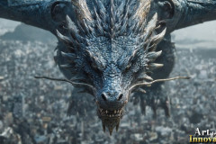 The Dragon God Bahamut Dominates the Sky, Passing Devine Judgment