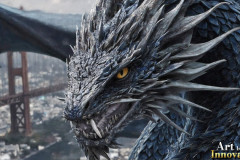 The Dragon God Bahamut Dominates the Sky, Passing Devine Judgment