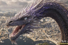 The Dragon God Bahamut Dominates the Sky, Passing Devine Judgment