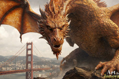 The Dragon God Bahamut Dominates the Sky, Passing Devine Judgment