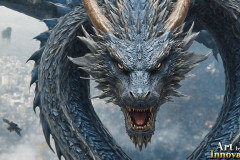 The Dragon God Bahamut Dominates the Sky, Passing Devine Judgment