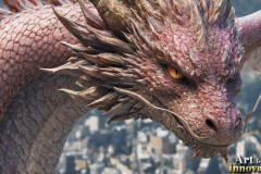 The Dragon God Bahamut Dominates the Sky, Passing Devine Judgment