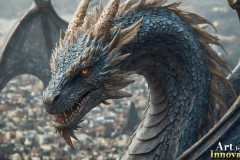 The Dragon God Bahamut Dominates the Sky, Passing Devine Judgment