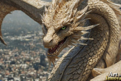 The Dragon God Bahamut Dominates the Sky, Passing Devine Judgment