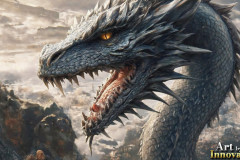 The Dragon God Bahamut Dominates the Sky, Passing Devine Judgment