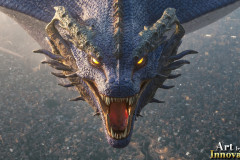 The Dragon God Bahamut Dominates the Sky, Passing Devine Judgment