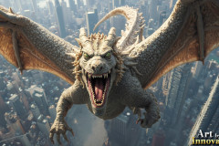 The Dragon God Bahamut Dominates the Sky, Passing Devine Judgment