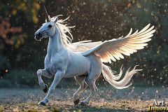 Unicorns, the Myth the Legend, the Fantasy Flying Horse.