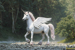 Unicorns, the Myth the Legend, the Fantasy Flying Horse.