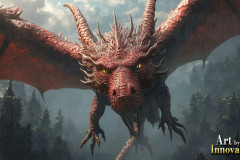 The Dragon God Bahamut Dominates the Sky, Passing Devine Judgment