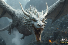 The Dragon God Bahamut Dominates the Sky, Passing Devine Judgment