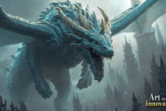 The Dragon God Bahamut Dominates the Sky, Passing Devine Judgment