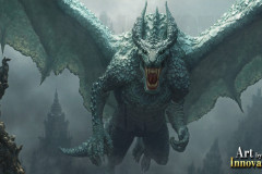 The Dragon God Bahamut Dominates the Sky, Passing Devine Judgment