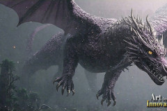 The Dragon God Bahamut Dominates the Sky, Passing Devine Judgment