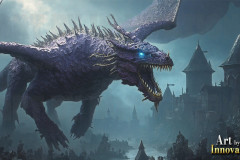 The Dragon God Bahamut Dominates the Sky, Passing Devine Judgment