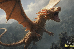 The Dragon God Bahamut Dominates the Sky, Passing Devine Judgment