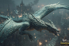 The Dragon God Bahamut Dominates the Sky, Passing Devine Judgment