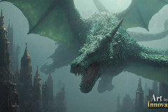 The Dragon God Bahamut Dominates the Sky, Passing Devine Judgment