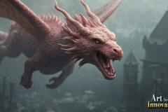 The Dragon God Bahamut Dominates the Sky, Passing Devine Judgment