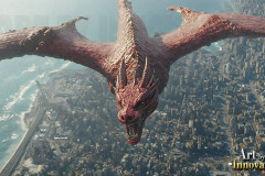 The Dragon God Bahamut Dominates the Sky, Passing Devine Judgment