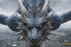 The Dragon God Bahamut Dominates the Sky, Passing Devine Judgment