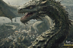 The Dragon God Bahamut Dominates the Sky, Passing Devine Judgment