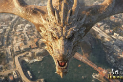 The Dragon God Bahamut Dominates the Sky, Passing Devine Judgment