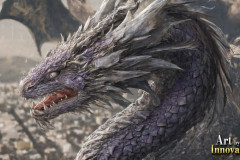 The Dragon God Bahamut Dominates the Sky, Passing Devine Judgment