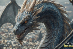 The Dragon God Bahamut Dominates the Sky, Passing Devine Judgment