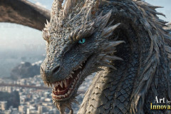 The Dragon God Bahamut Dominates the Sky, Passing Devine Judgment