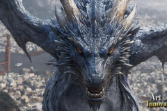 The Dragon God Bahamut Dominates the Sky, Passing Devine Judgment